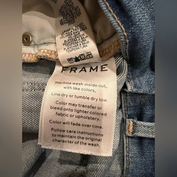 FRAME Le Garçon Berkeley Square Women’s Jeans Size 26 - Picture 6 of 11